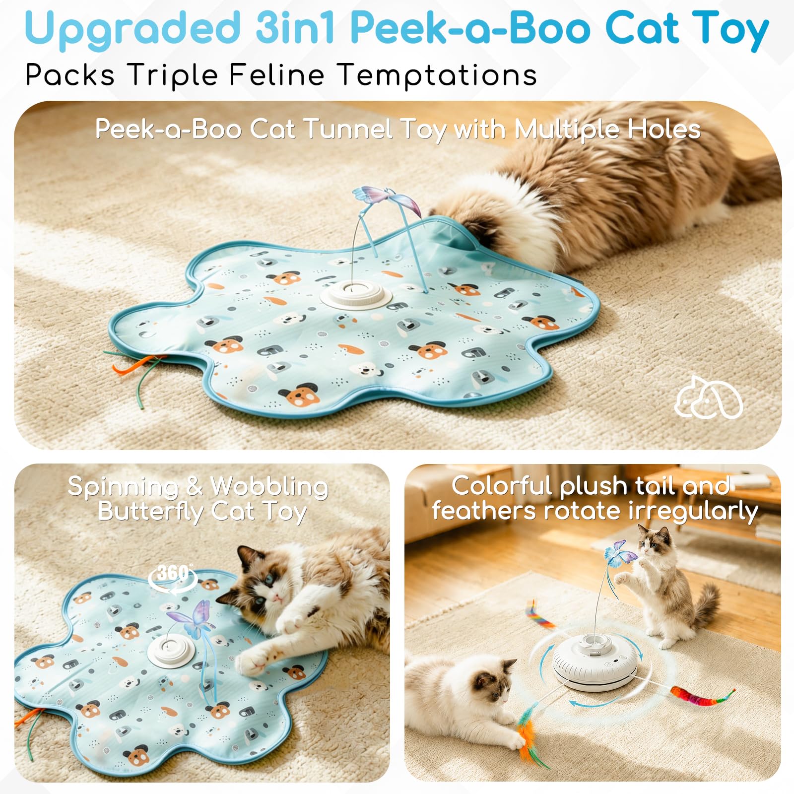 Jouets interactifs pour chats