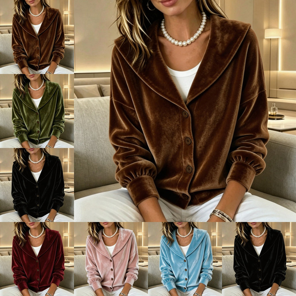 Women's retro long-sleeved coat