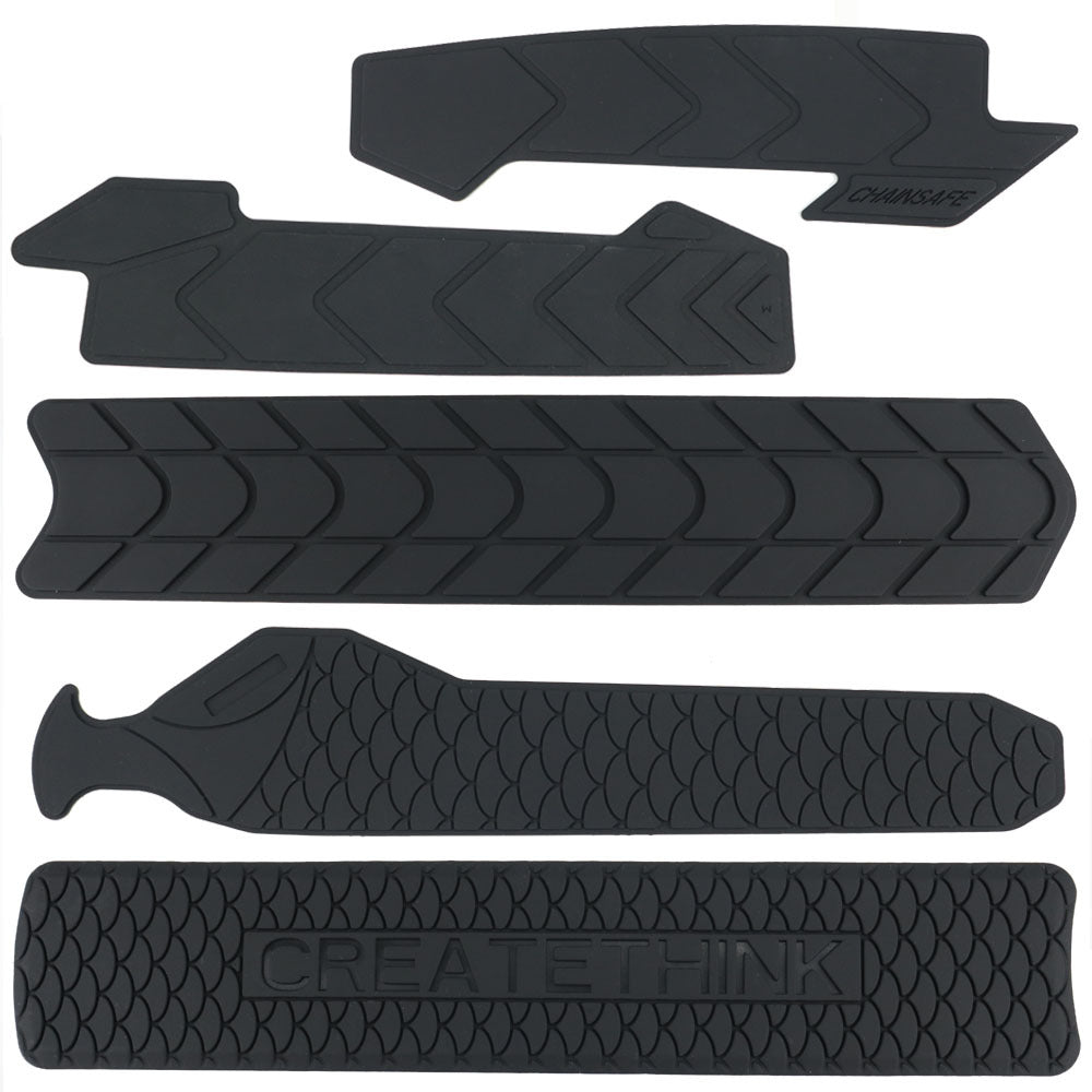 Protecteur de chaîne de vélo et cadre de protection Feuille de silicone