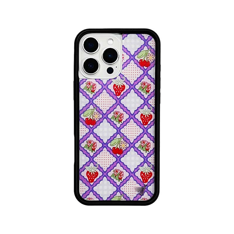 Étui de téléphone Star Strawberry à la fraise entièrement inclus