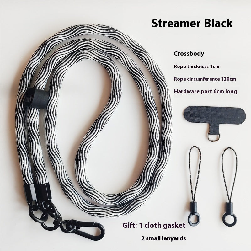 Mobile Téléphone Lanyard Crossbody peut dos Anti-perte corde Sling résistant à la chute