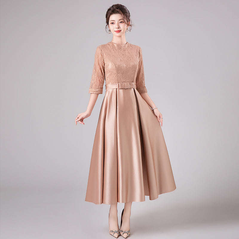 Robe de fête d'anniversaire simple et élégante