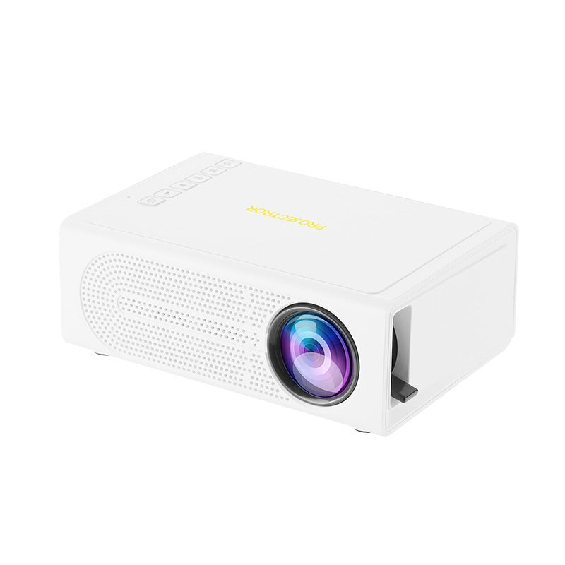 Mini projecteur portable filé même écran avec support de téléphone mobile
