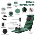 Pad de massage corps complet avec des masseurs Shiatsu cou et pieds séparables