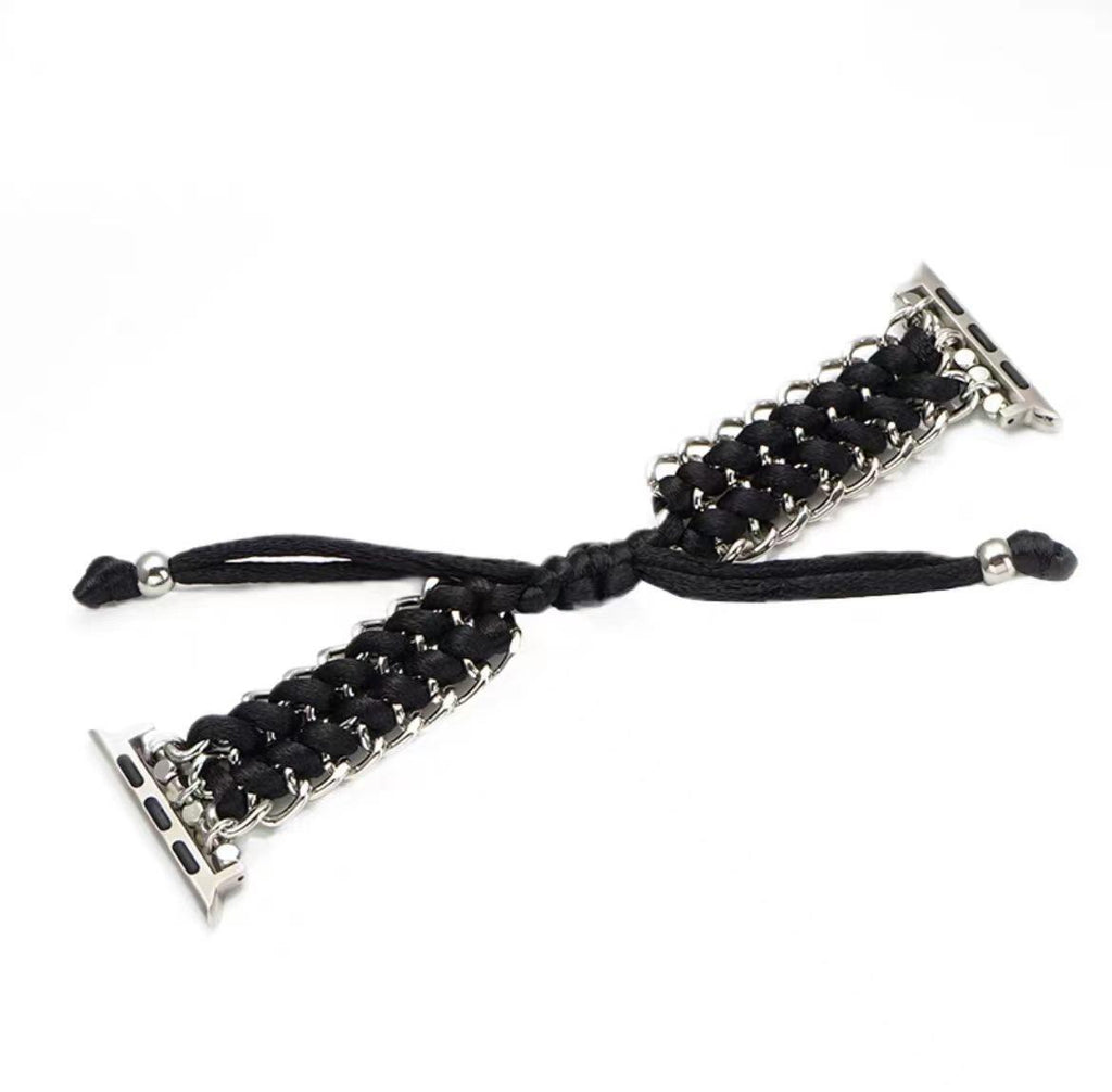 Nylon Bracelet de montre en métal chaîne Creative Tissage