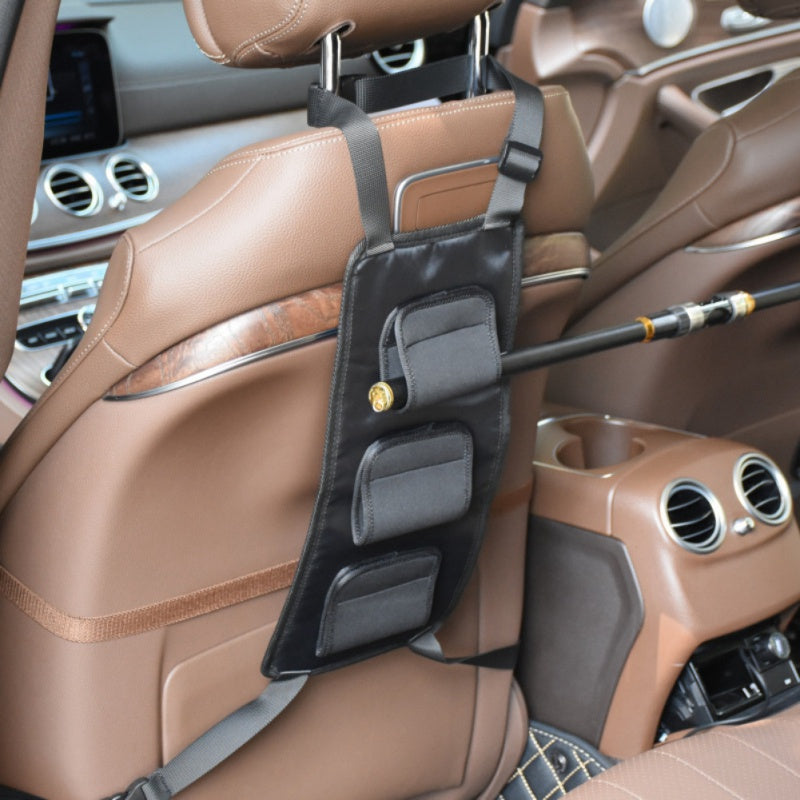Siège de voiture Oxford Cloth Peinture Rod Sac suspendu Siège arrière de voiture ceinture de fixation