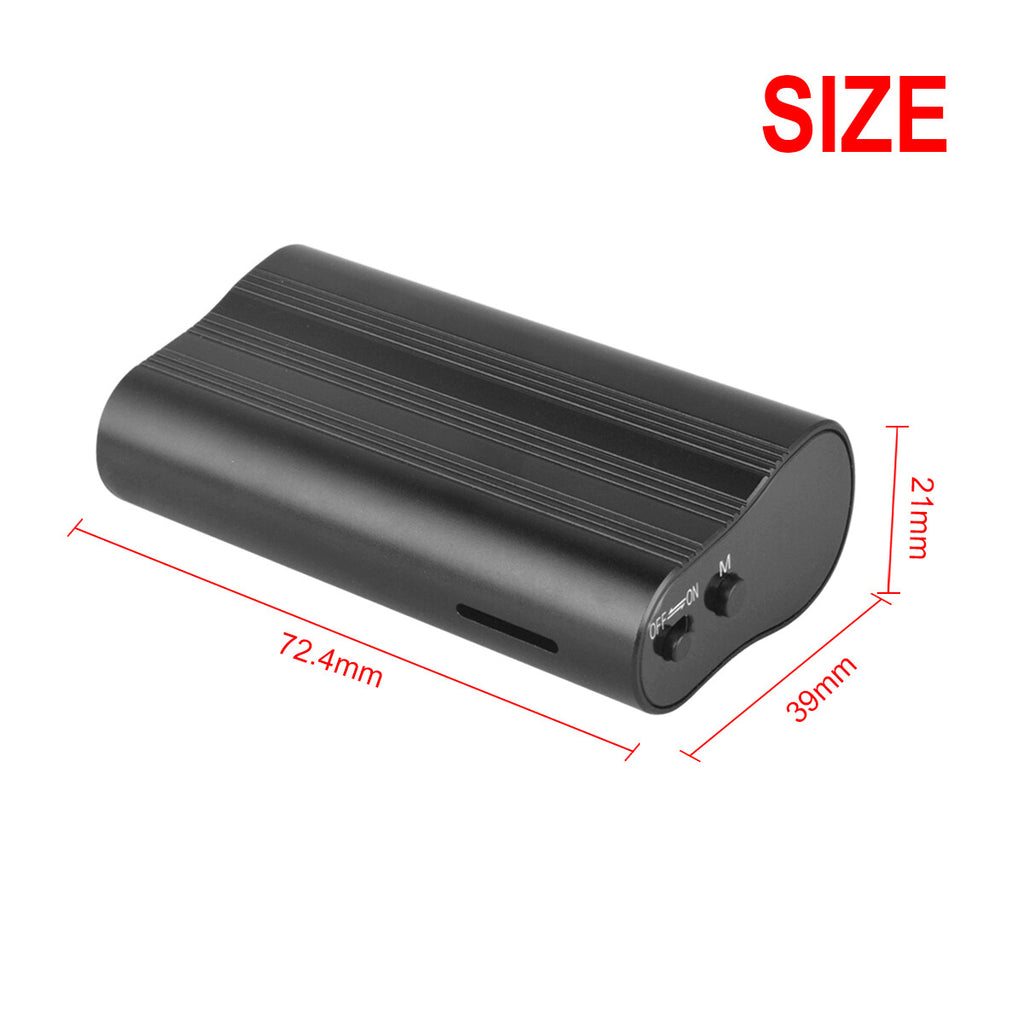 500 Hr 16 Go Spy Digital Voice Actived Enregistreur Mini Audio Magnetic MP3 Lecteur