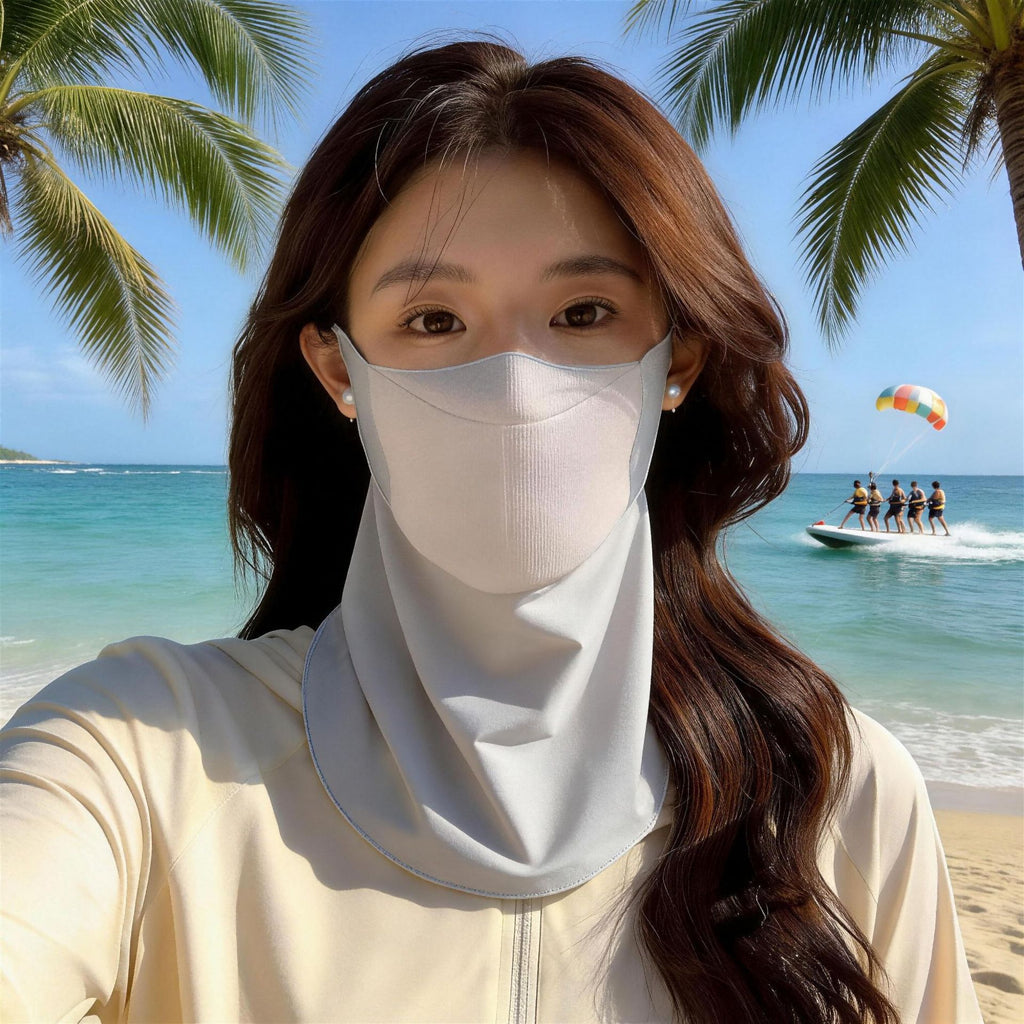 Été Pratique Boire Respirant Sun-Protective Masque visage