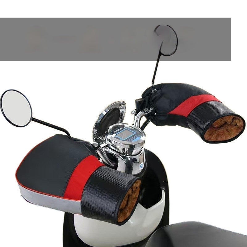 Gants thermiques anti-vent pour vélo électrique chaud