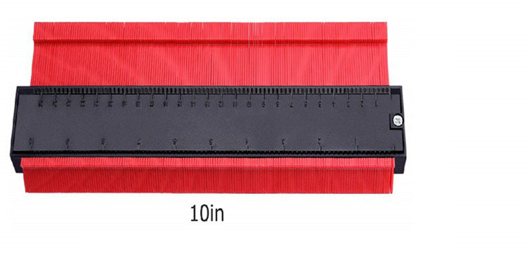 Mesure de la menuiserie du profilé du gabarit de contour