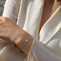 S925 Argent 1ct Princess Cut Moissanite Bracelet