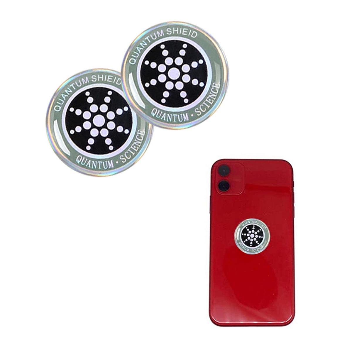 Négatif Ion Shield 6pcs 5G Version Radioproof Sticker de protection pour téléphones portables