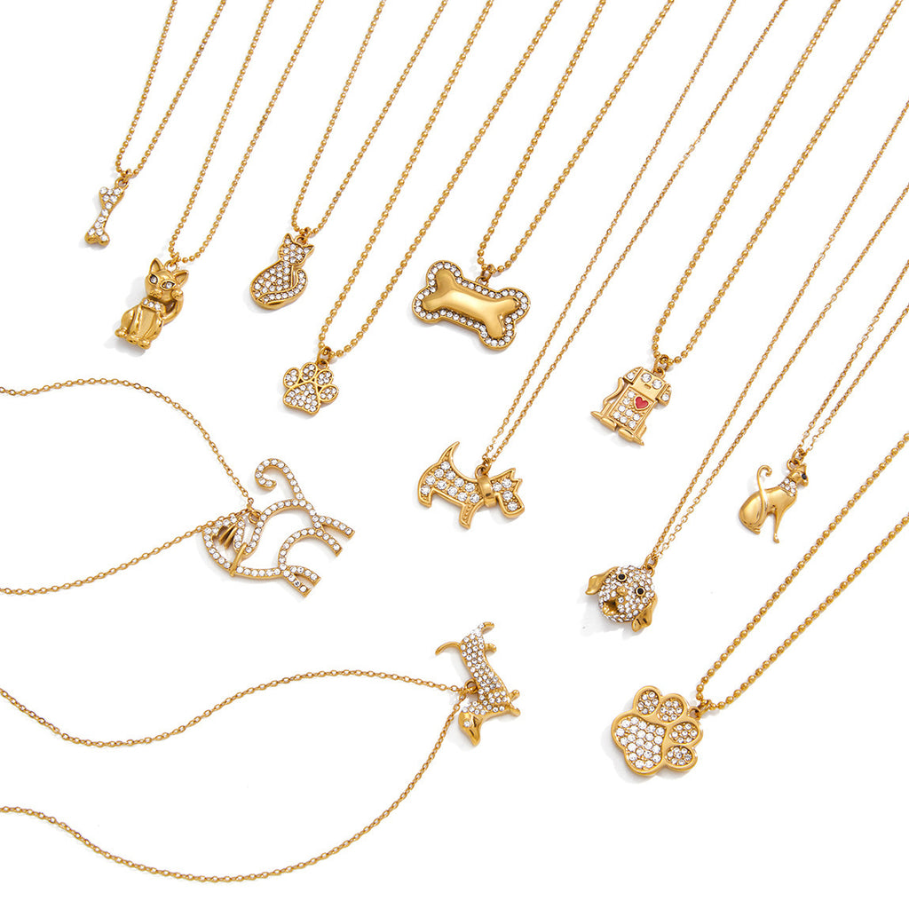 Collier femme en acier inoxydable 316