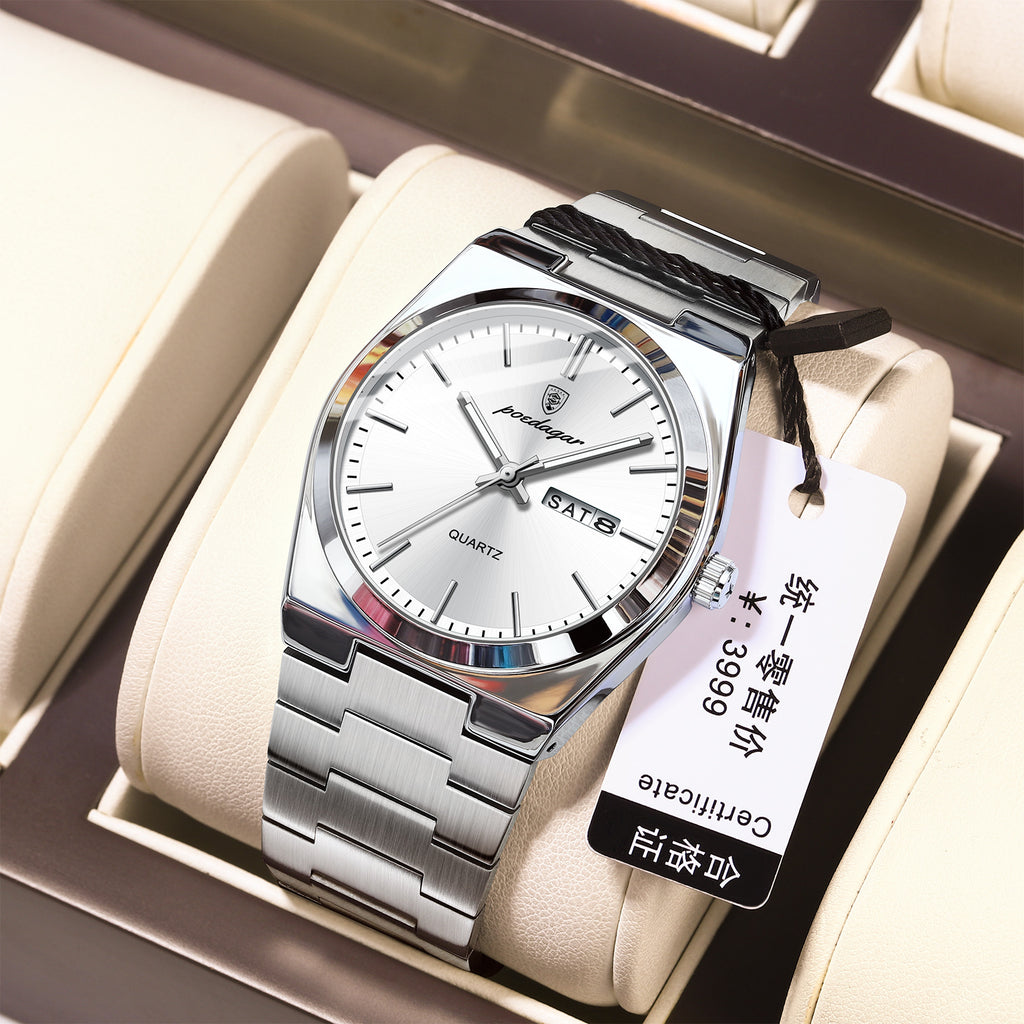 Montres Homme ultra-mince étanche Lumineux
