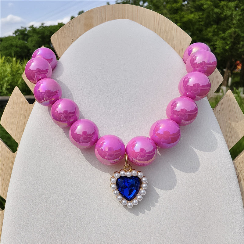 Chaîne sophisticée et adorable de collier de perles