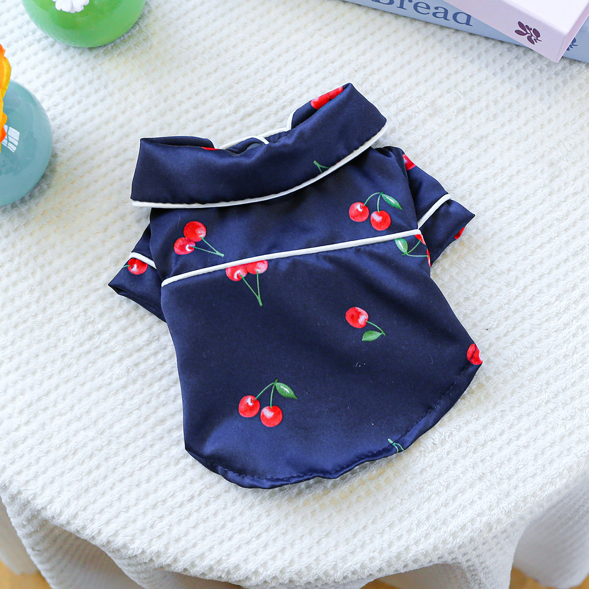 Vêtements de chiots pour chiens d'animaux de compagnie Pajamas de cerise