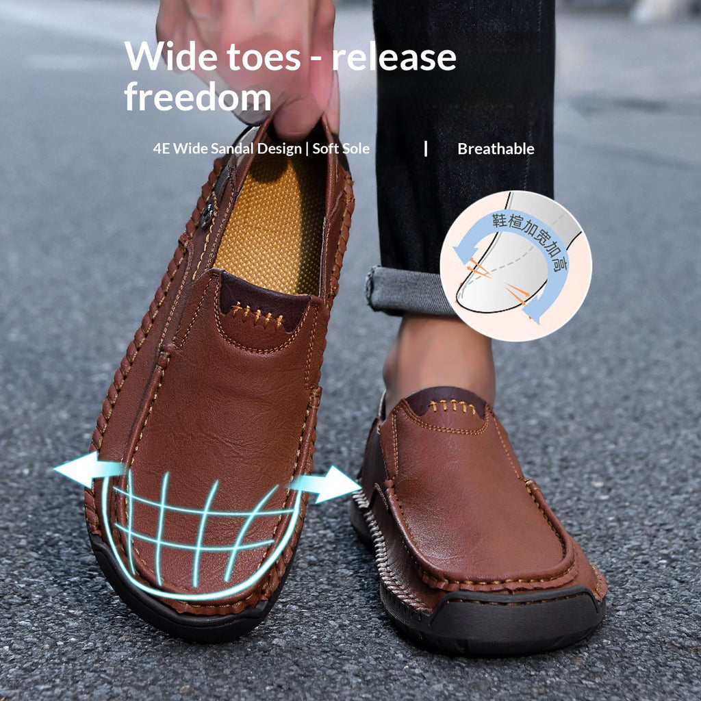 Mocassins Homme large-pied de grande taille Style décontracté