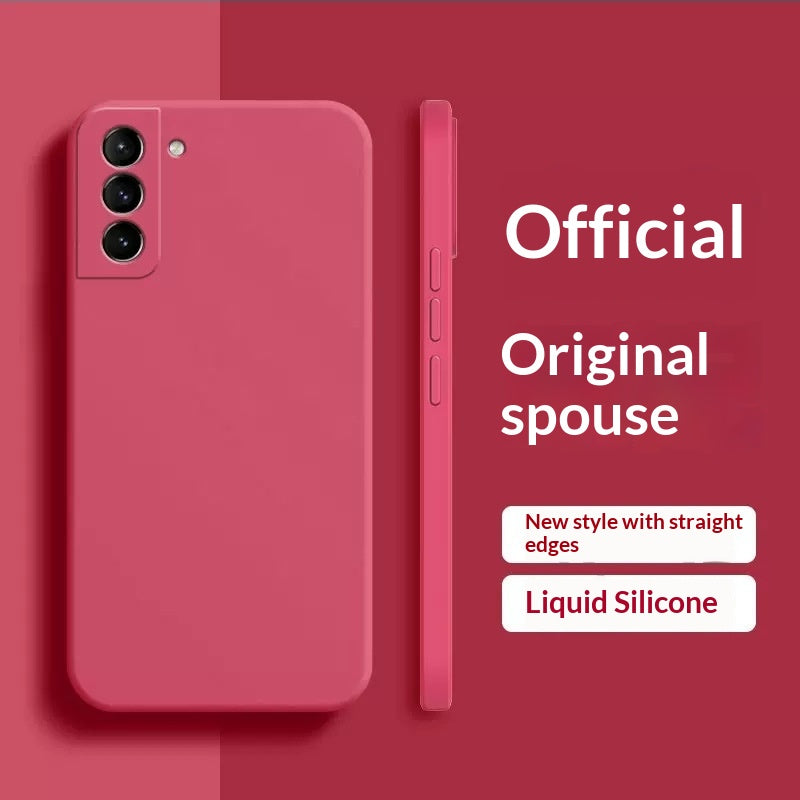 Boîtier de téléphone en silicone liquide de couleur solide
