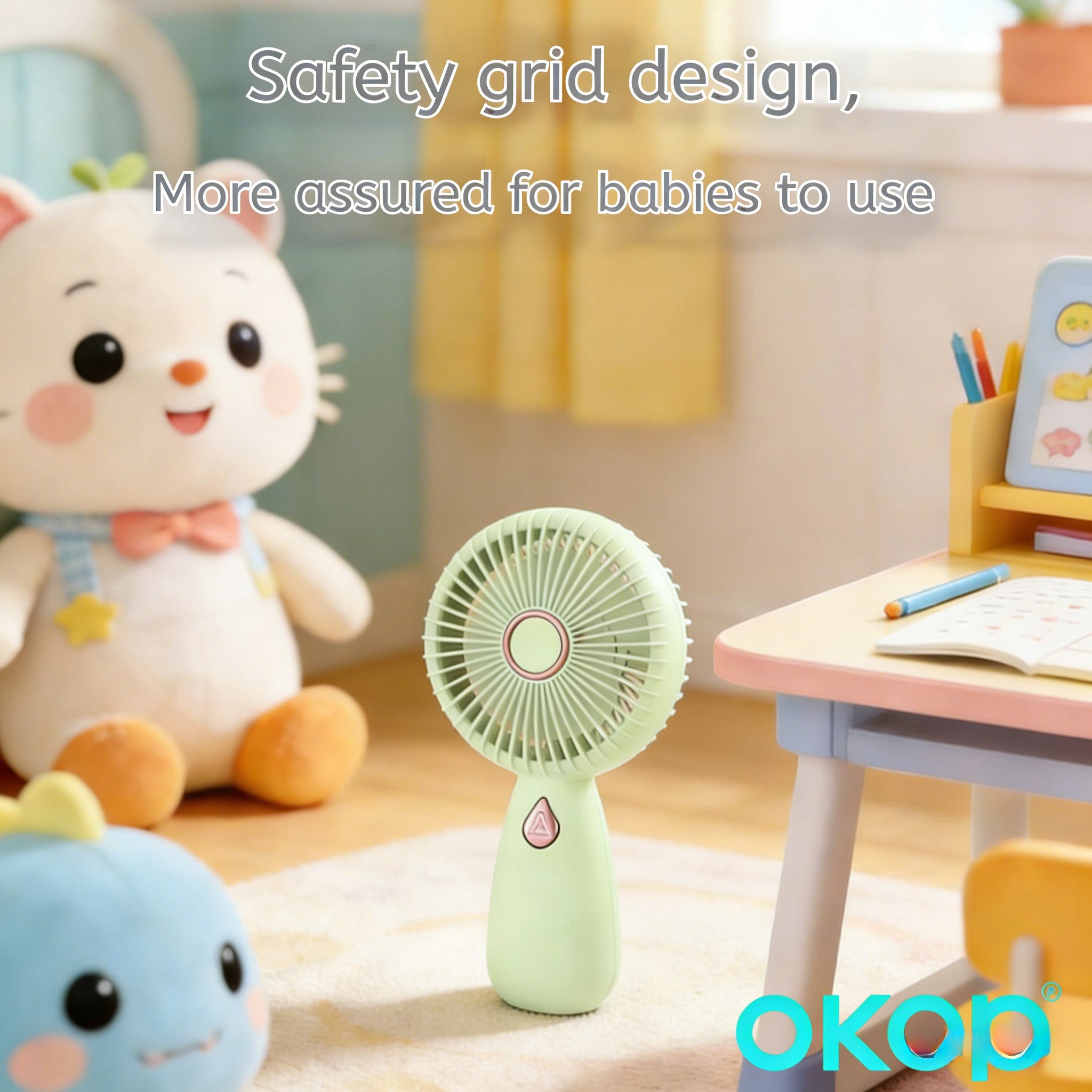 KP-F01 Meilleures ventes Mini ventilateur de bureau portatif compact Portable longue durée de vie de batterie Mul