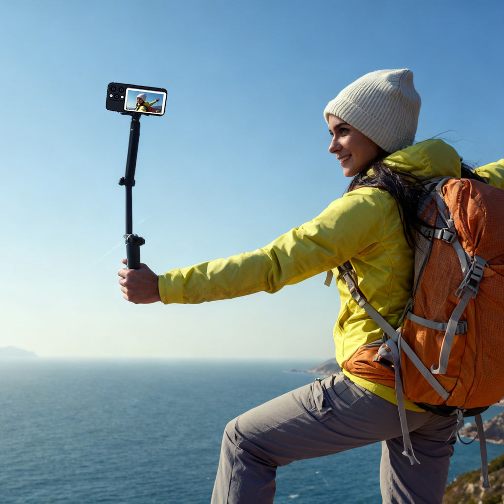 Vlog Selfie moniteur écran magnétique caméra arrière moniteur de téléphone sans fil Selfie moniteur