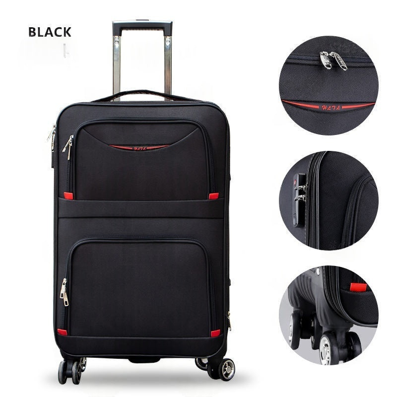 Valise à roulettes à quatre roues Étui en tissu Oxford