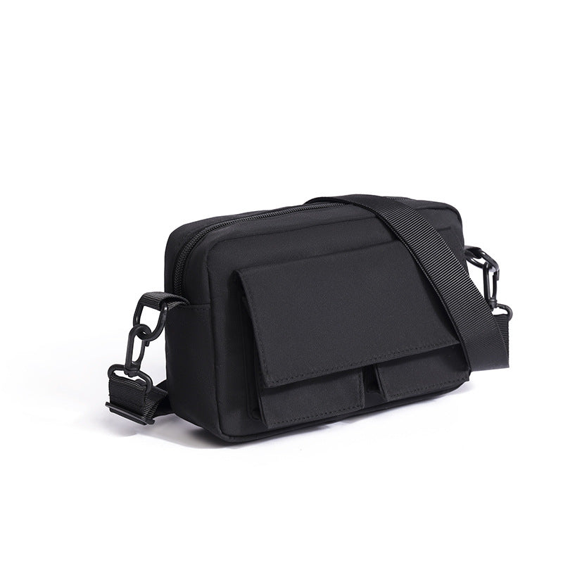 Sac d'épaule pour hommes Sac en nylon léger Sac en nylon simple Voyage étudiant Sac de voyage de loisirs