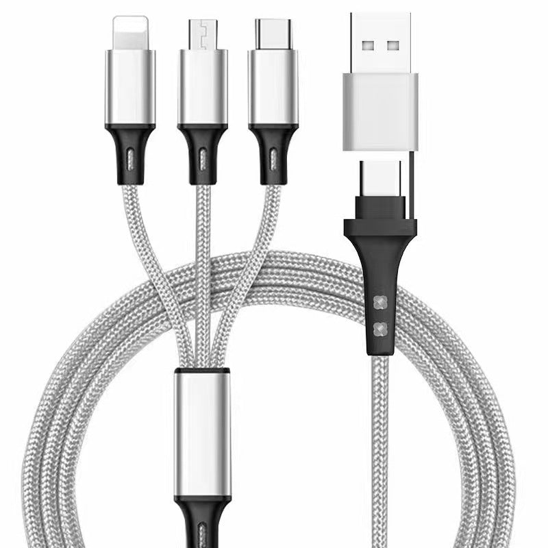 PD 2-en-3 Câble de recharge rapide pour téléphones
