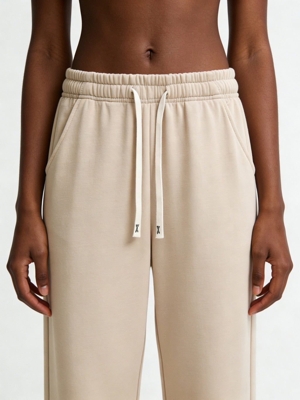 Pantalon de sport décontracté à couleurs solides, confortable et confortable