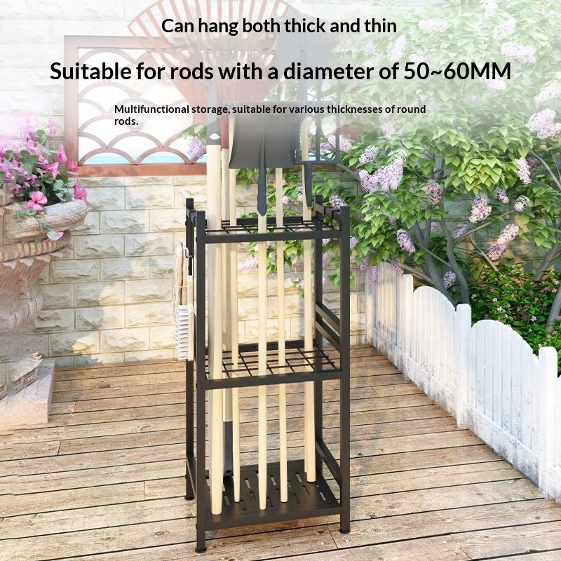 Cart Gardening Tool Rangement Rack