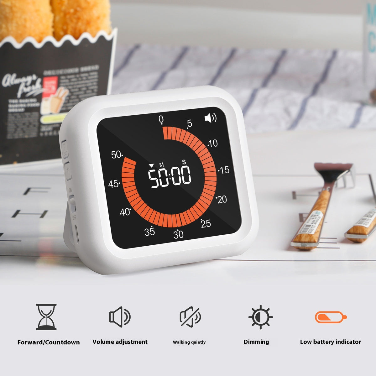 Visual Mute Time Manager Alarme autodiscipline