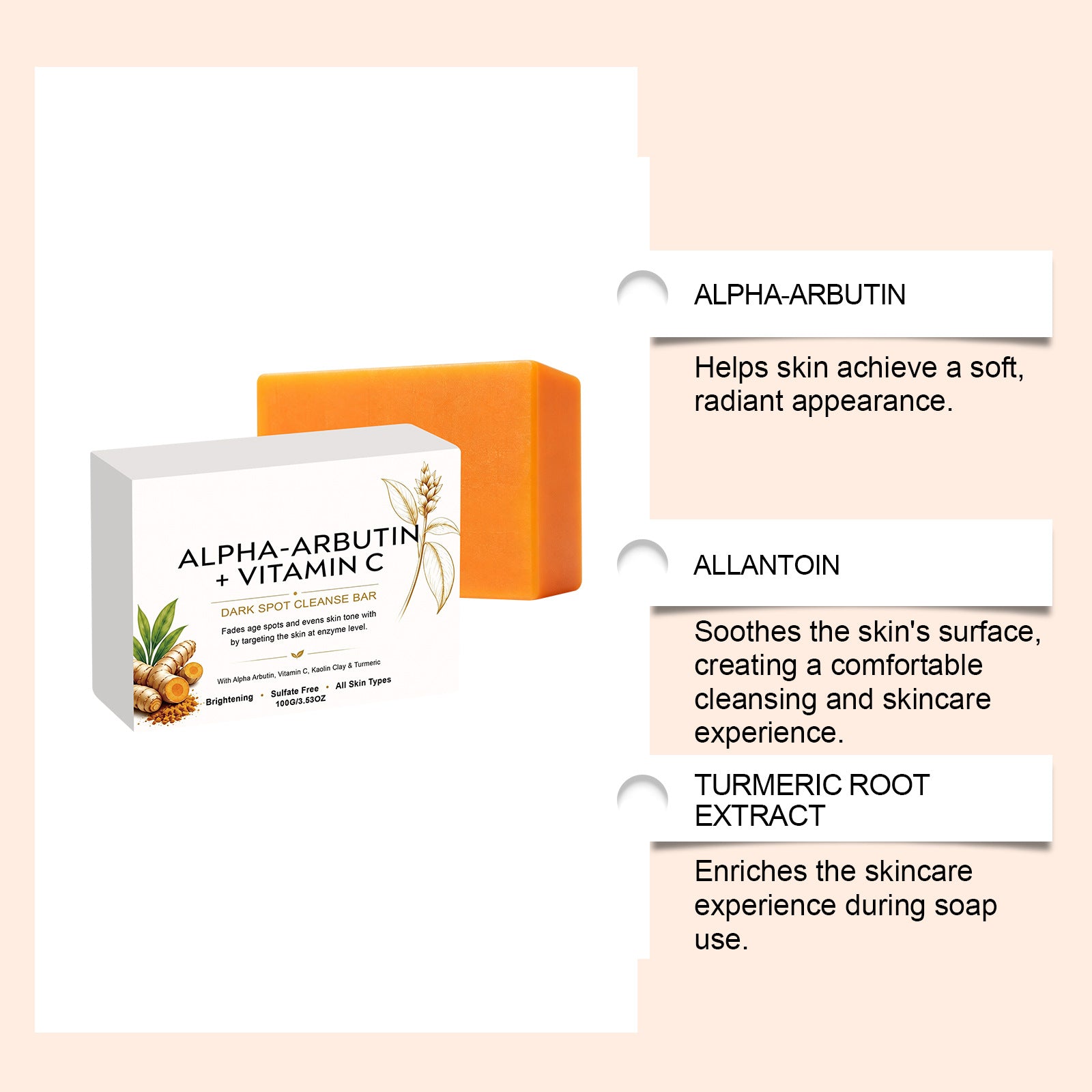 Savon nettoyant visage allégé