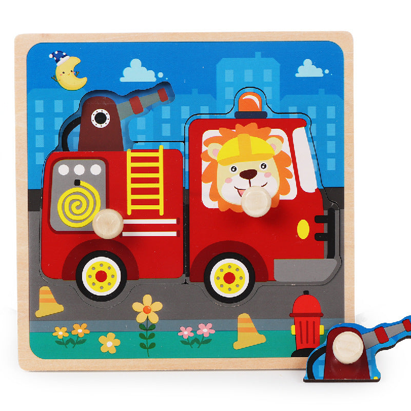 Jouets en bois de table de Puzzle d'épingle pour enfants