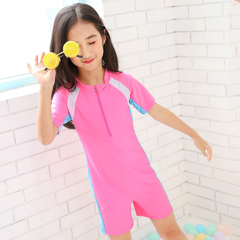 Maillot de bain en une pièce de protection solaire pour enfants