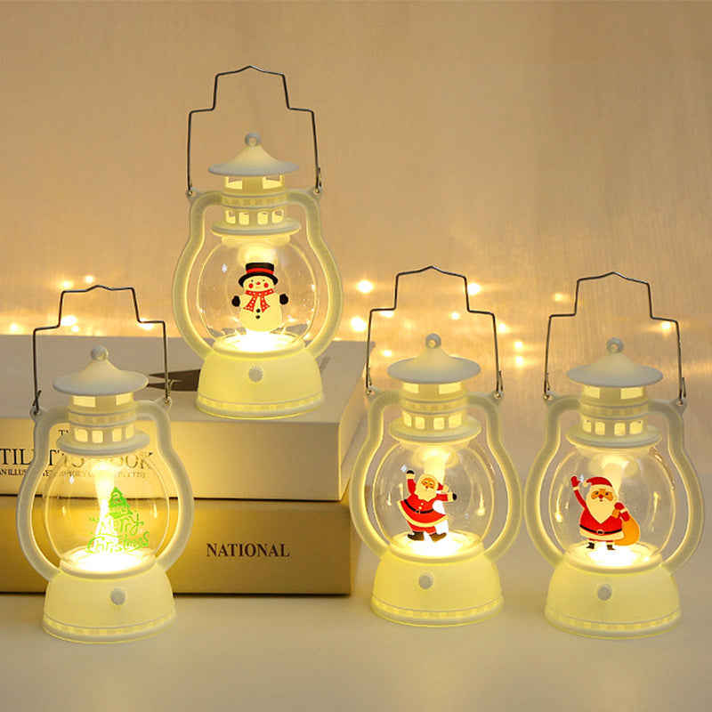 Décorations de Noël Cake Baking Led Portable Petit Lanterne Night Kinder