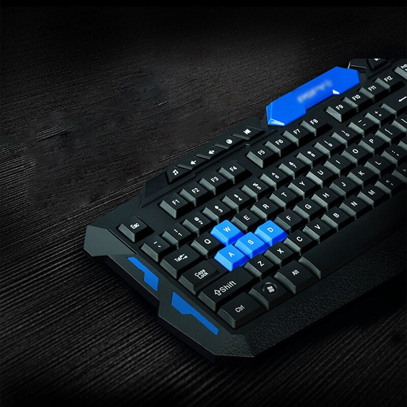 Hk8100 2.4 G sans fil jeu souris de clavier Combo Ergonomie étanche optique pour Pc Lap