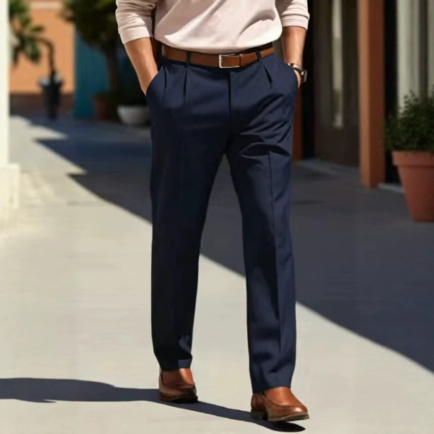 Pantalons sur mesure pour hommes à coupe molle