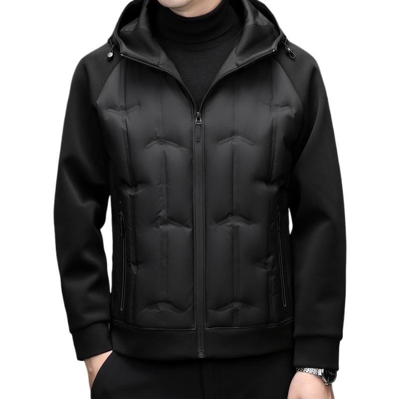 Veste de duvet de canard blanc léger pour hommes