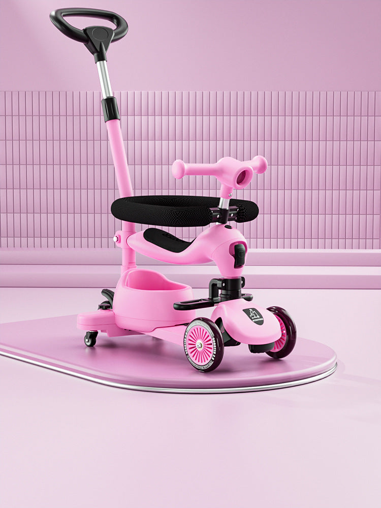 Scooter bébé peut s'asseoir pousser ou glisser