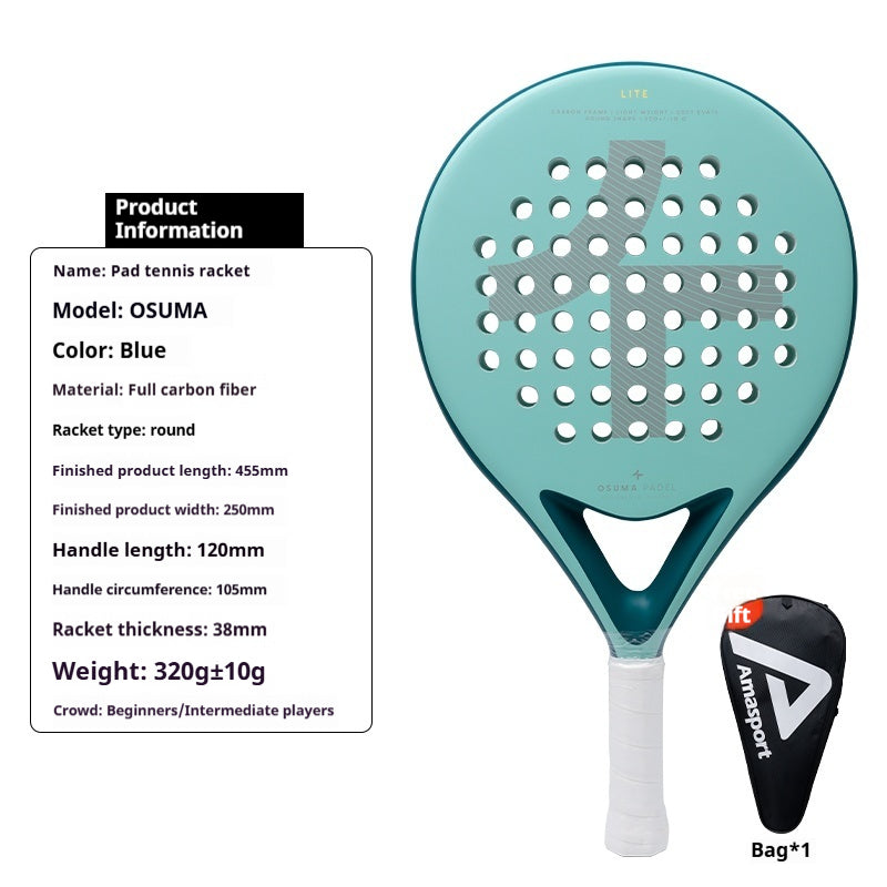 Raquette de tennis en fibre de carbone Cage Style