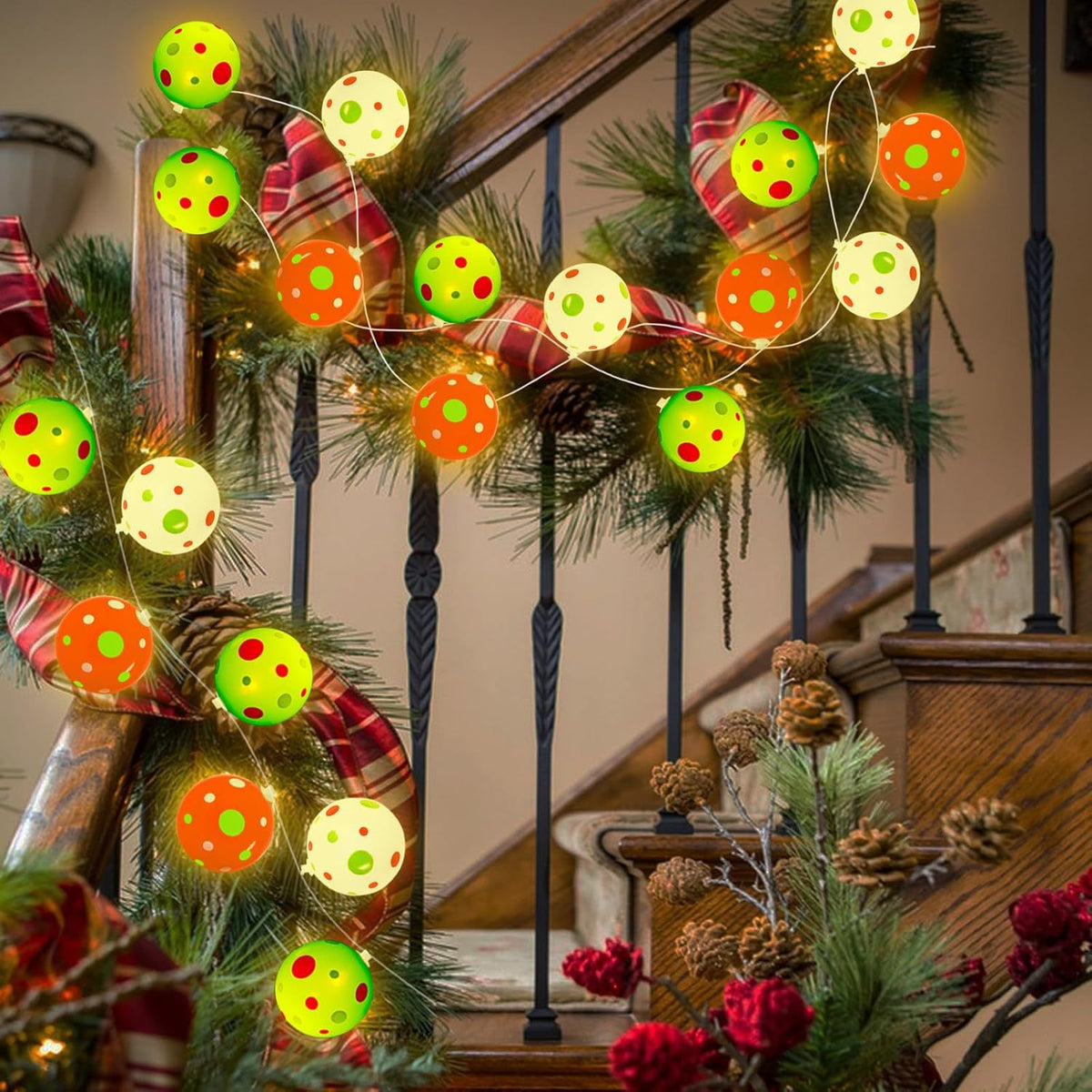 Lumières décoratives d'arbre de Noël