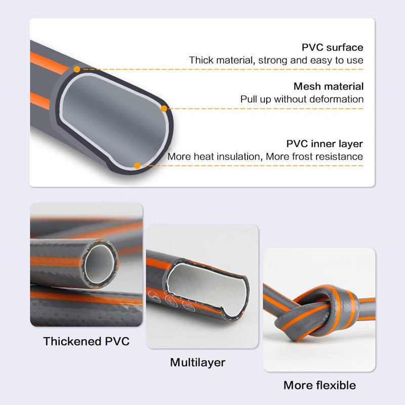 Hose d'eau haute pression PVC à haute température