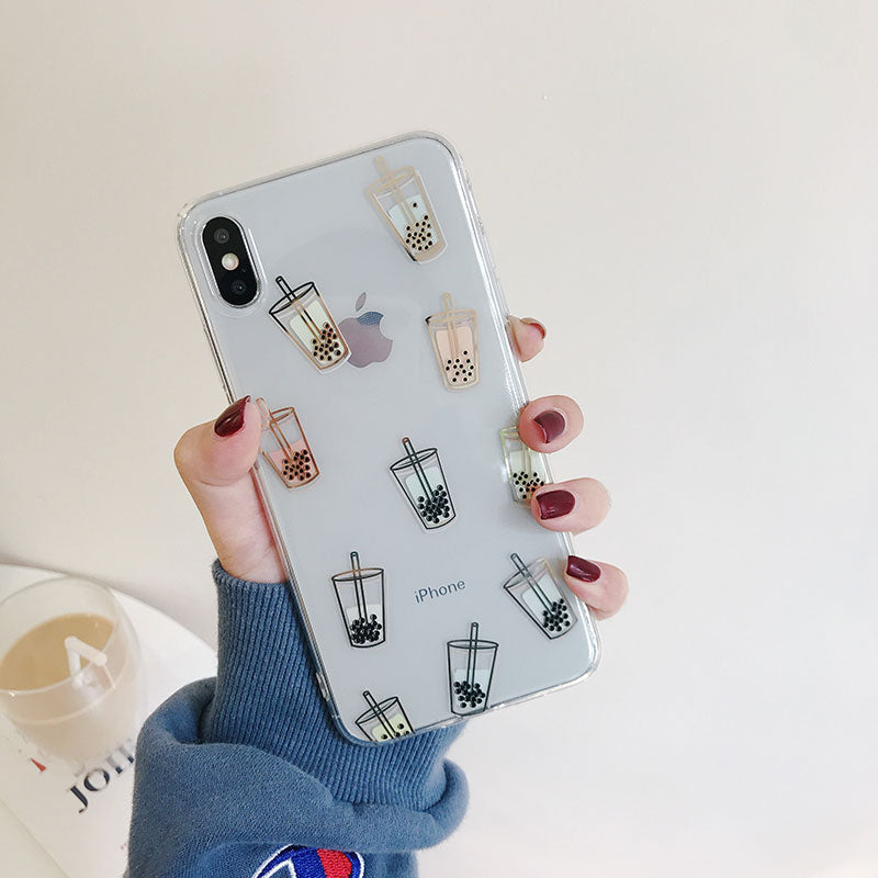 Creative perle lait thé 8plus étui de téléphone mobile