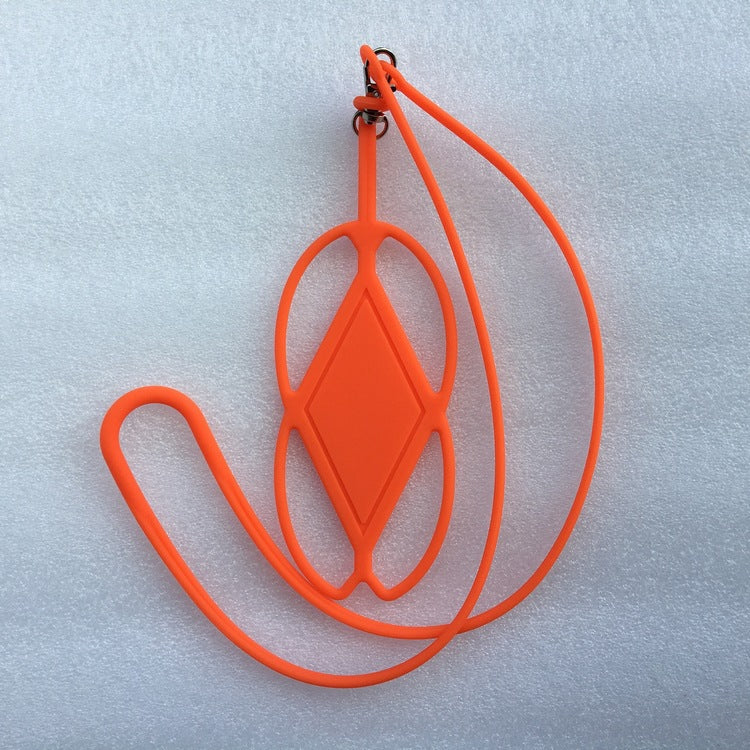 Couverture universelle de téléphone mobile applicable avec boîtier en silicone Lanyard