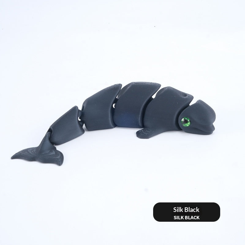Jouet d'ornement d'oeil simulé Baleine décorative