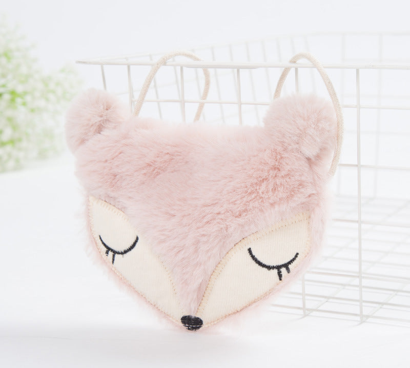 Enfants mignon cartoon sac en tissu bébé Mini Purse Epaule Messenger sac à dos petit renard