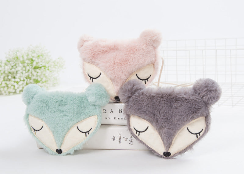 Enfants mignon cartoon sac en tissu bébé Mini Purse Epaule Messenger sac à dos petit renard