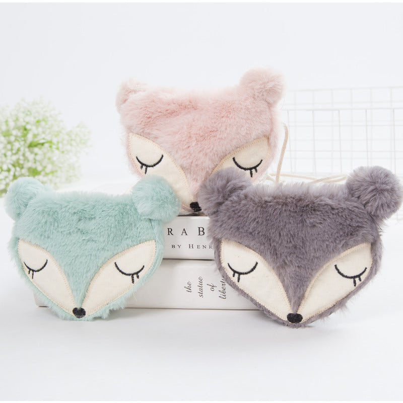 Enfants mignon cartoon sac en tissu bébé Mini Purse Epaule Messenger sac à dos petit renard