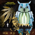 Bâtiment Block Owl lampe de table ornement enfants Assemblage éducatif jouet