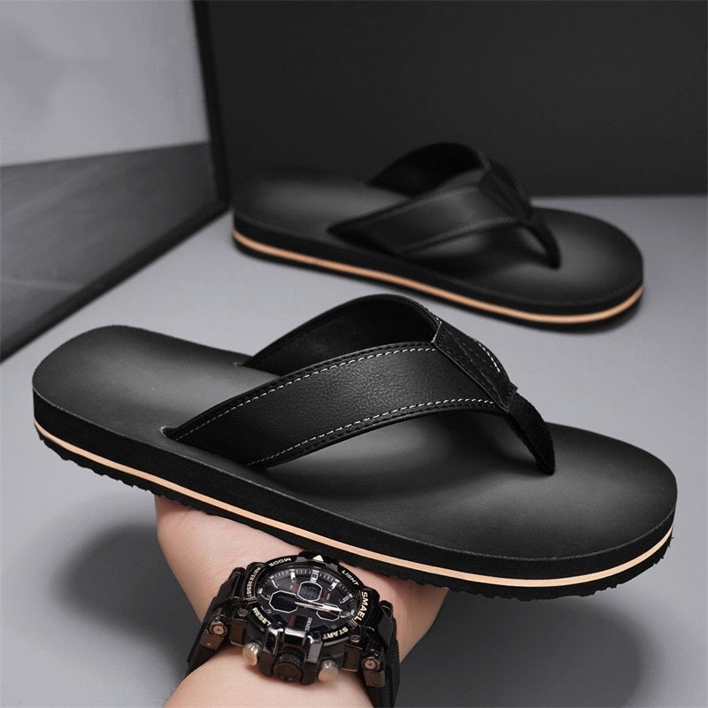 Hommes Flip-flops Arrivées d'été Non-dérapant et occasionnel pour l'usure extérieure