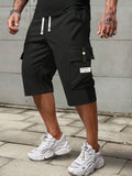 Taille de l'Europe Thin Straight Cropped Pantalons homme Cargo Short d'été Ove de sport des garçons